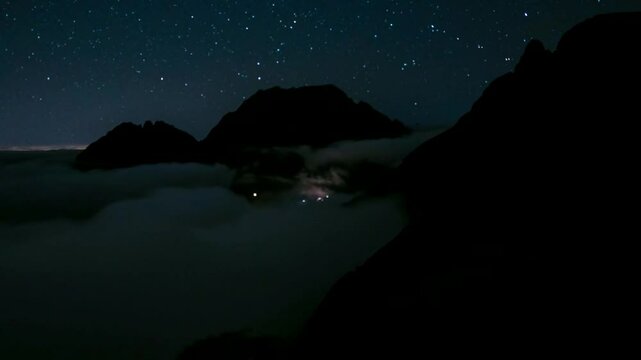 Timelapse La R&eacute;union - Stars in Maido 3