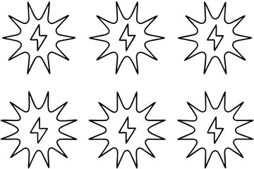 Powermax Boost Line Art Showcasing Dynamic Force and Precision Energy