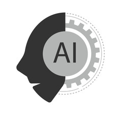AI Illustration Vector Line Icon
