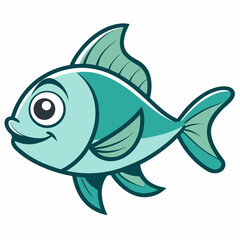 fish on a white background
