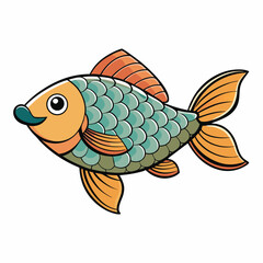 vector illustration of fish