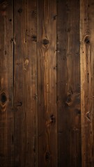 Rich dark brown wood texture background image vertical planks rustic feel deep tones