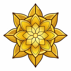 yellow flower isolated on white