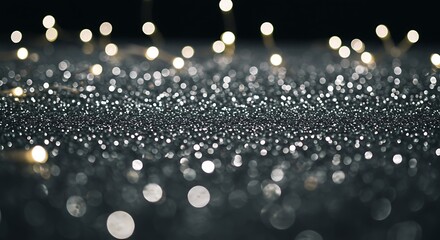 Shimmering Starlight Dust Glimmering Silver Dreamscape Celestial Sparkle Abstract Night Sky Glitter 3D Render Illuminated Silver Texture Magic Dust Digital Art Golden Light Scatter Effect AI Generated