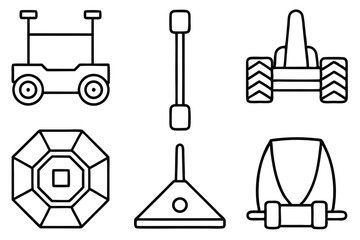 Powermover Elite Line Art Representing the Future of Movement Desig.