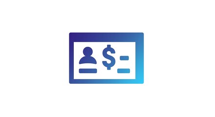 Digital Illustration of a Financial ID Card Icon AI Generated