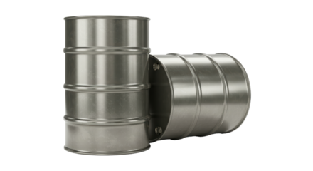 Isolated Metal barrel for industry