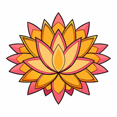vector illustration of a flower