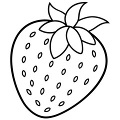 Strawberry art vector