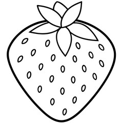 Strawberry art vector