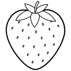 Strawberry art vector