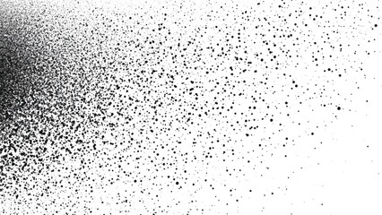 Abstract grunge texture effect, scratch and dust particle grain on white background. Dust overlay textured. Grain noise particles. Distress or dirt and damage effect concept