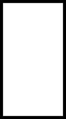 Arch frames in modern minimalist icon in line. Isolated on transparent background