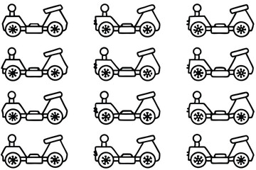 Powermover RX11 Line Art Visualization of Precision and Power Control
