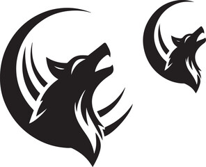 Angular Wolf Logo Vector