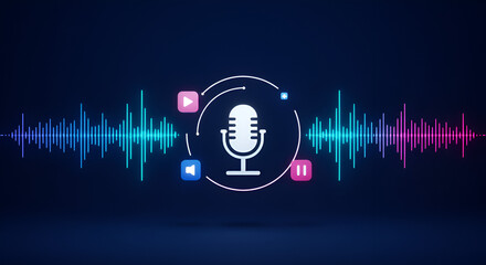 Voice recognition technology, the concept of generative AI voice and music generation using prompt engineering