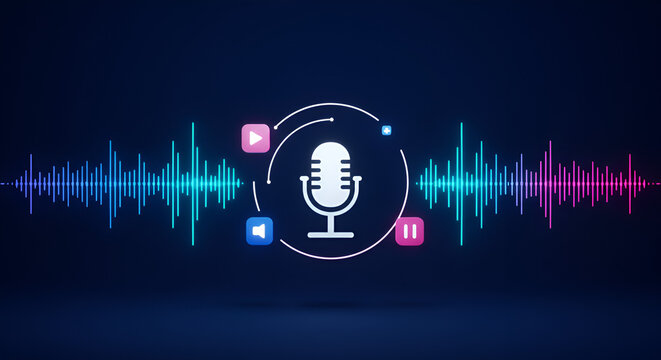 Voice recognition technology, the concept of generative AI voice and music generation using prompt engineering