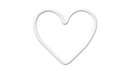 Isolated heart frame