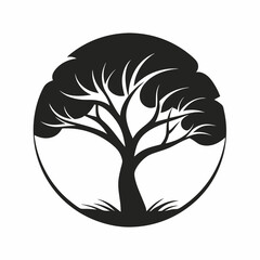tree silhouette vector
