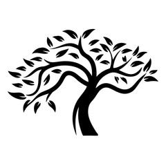 tree silhouette vector