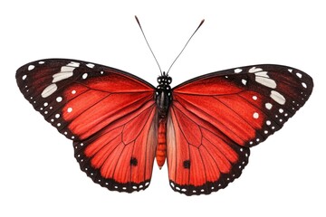 Obraz premium butterfly on white background