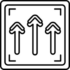 Multiple Up Arrow Icon