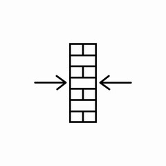 Data matrix structure icon vector sign