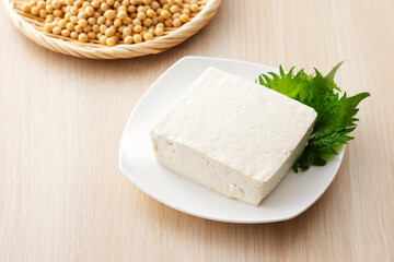 大豆と木綿豆腐
