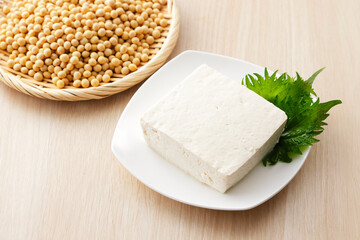 大豆と木綿豆腐