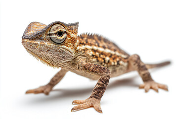 Naklejka premium a lizard with a very long neck and a very sharp tail