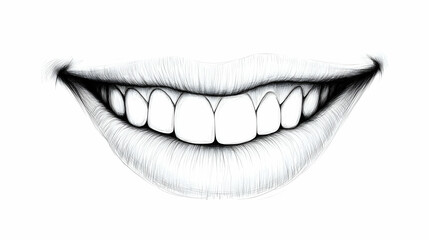 Fototapeta premium smile drawing illustration