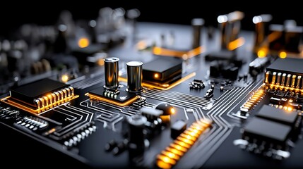 In a minimal and simple style, a team collaborates with floating digital representations of quantum processors, embodying the spirit of teamwork in advanced technology endeavors