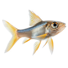 Flying fish isolated png aquatic animal jumping png ocean fish leaping through air png nature wildlife png transparent background image