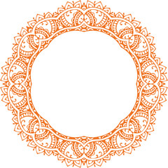 Beautiful flower art and mandala vector design