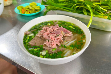 Pho, Vietnam traditional food , Beef noodles.