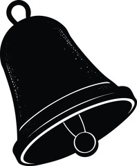 vector illustration of a bell