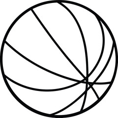 basketball ball vector illustration