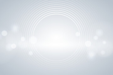 abstract white circles lines on grey background, with lighting effect sparkle frame circle for design vector illustration