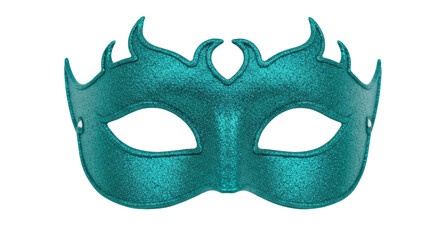 Isolated Blue Carnival Mask