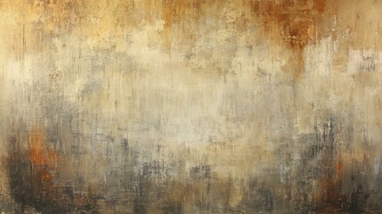 Obraz premium Textured Beige Brown Grunge Painted Wall Surface Background