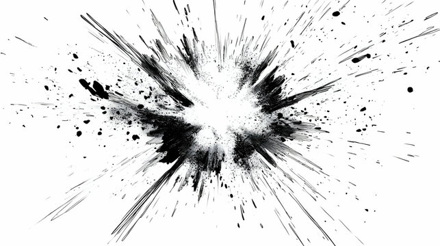 explosion drawing illustration