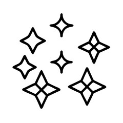 Obraz premium Sparkle star burst vector graphic design element for christmas holiday decoration and celebration design 