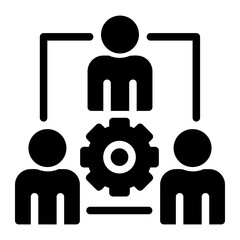 teamwork and collaboration icon