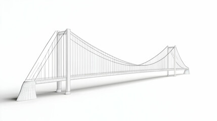 Obraz premium bridge drawing illustration