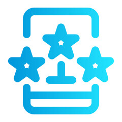 icon rating with style gradient