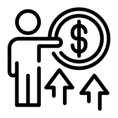 income growth icon