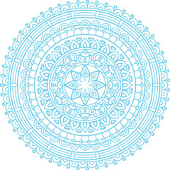 Beautiful flower art and mandala vector design