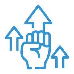 motivation and growth icon