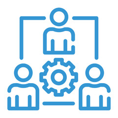 teamwork and collaboration icon