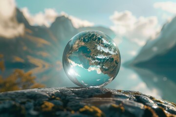Earth: A Crystal Reflection